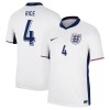 Maillot de Supporter Angleterre Rice 4 Domicile Euro 2024 Pour Homme